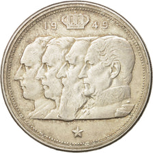 Belgium, 100 Francs, 100 Frank, 1949,  EF(40-45), Silver, KM 139.1