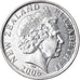 Coin, New Zealand, Elizabeth II, 50 Cents, 2006, EF(40-45), Nickel plated steel