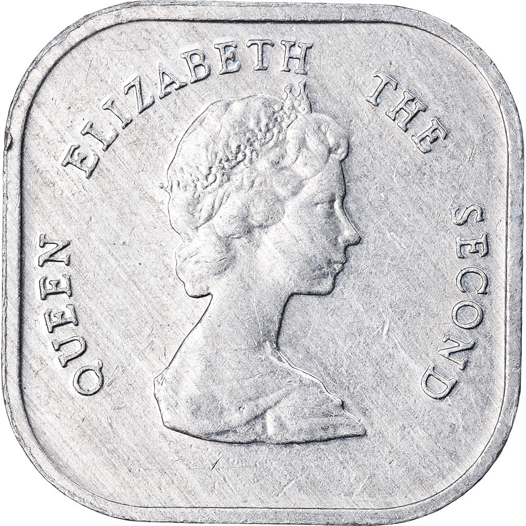 Moneta, Stati dei Caraibi Orientali, Elizabeth II, 2 Cents, 2000, BB, Alluminio