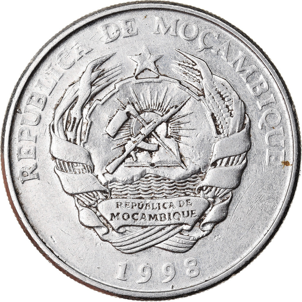 Coin, Mozambique, 5000 Meticais, 1998, Royal Mint, EF(40-45), Nickel Clad Steel