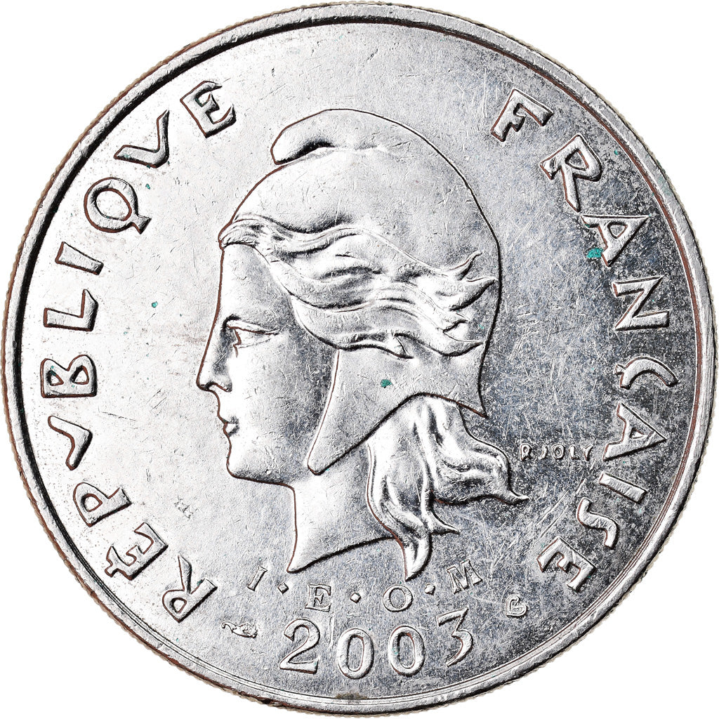 Coin, French Polynesia, 50 Francs, 2003, Paris, EF(40-45), Nickel, KM:13