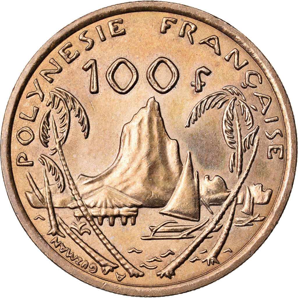Moneta, Polinesia francese, 100 Francs, 2004, Paris, BB+, Nichel-bronzo, KM:14