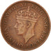 British Honduras, George VI, Cent, 1944, EF(40-45), Bronze, KM:21