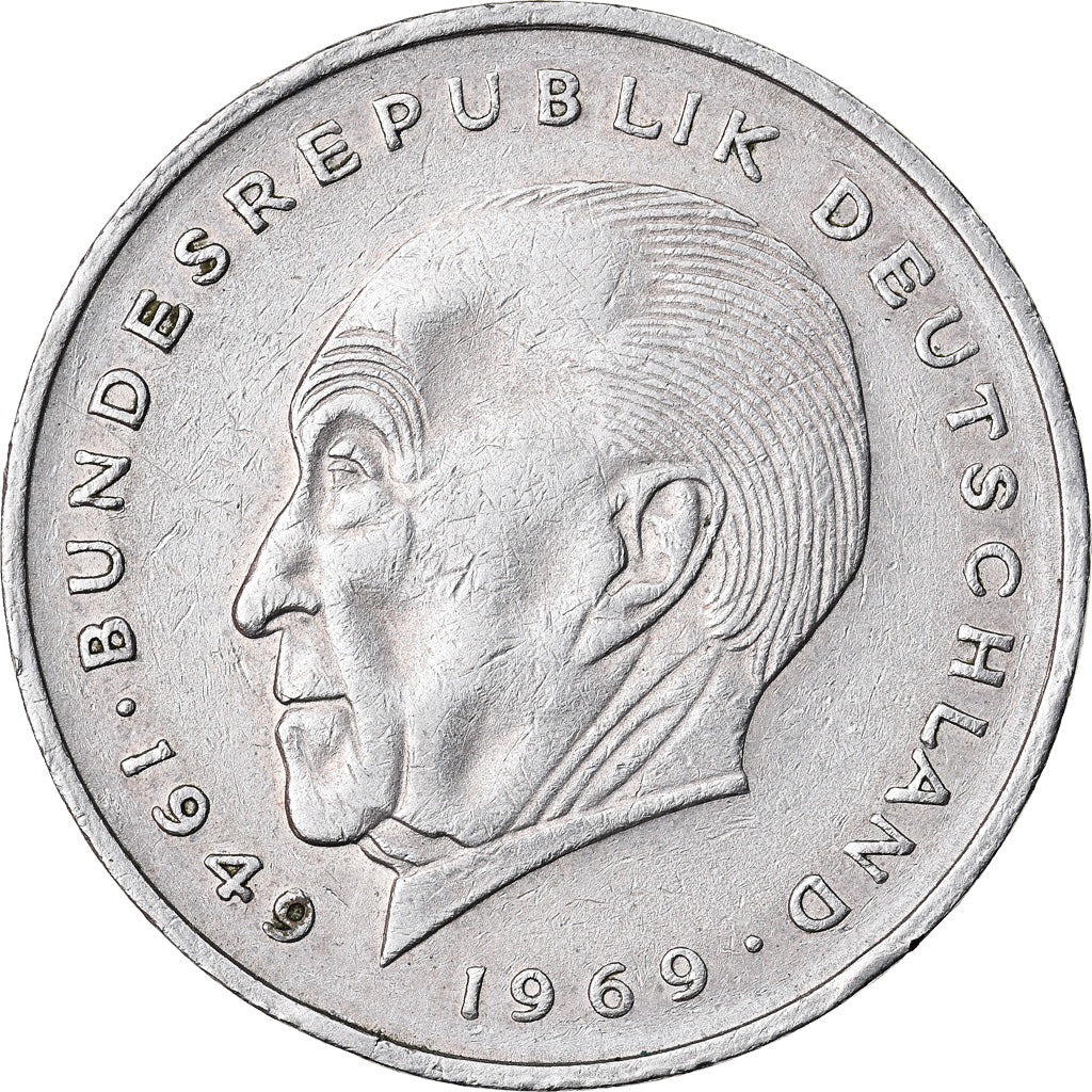 Coin, GERMANY - FEDERAL REPUBLIC, 2 Mark, 1970, Stuttgart, EF(40-45)