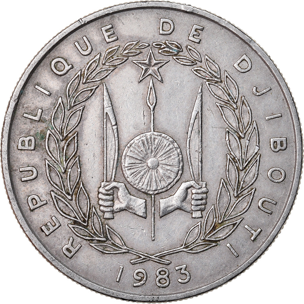 Monnaie, Djibouti, 50 Francs, 1983, Paris, TTB, Copper-nickel, KM:25