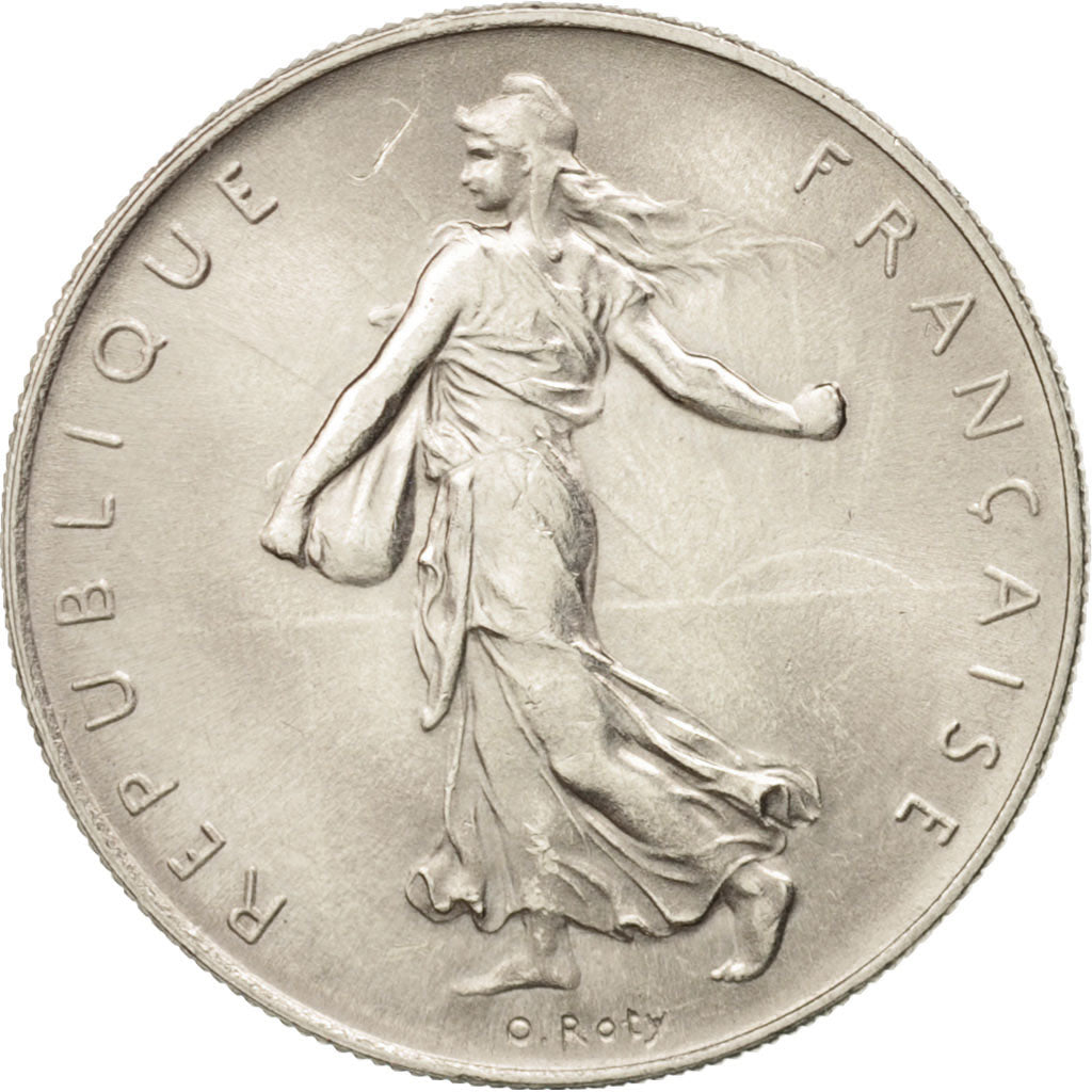 Frankreich, Semeuse, Franc, 1960, Paris, MS(60-62), Nickel, KM:925.1,Gadoury 474