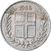 Munten, IJsland, 10 Aurar, 1966, ZF, Copper-nickel, KM:10