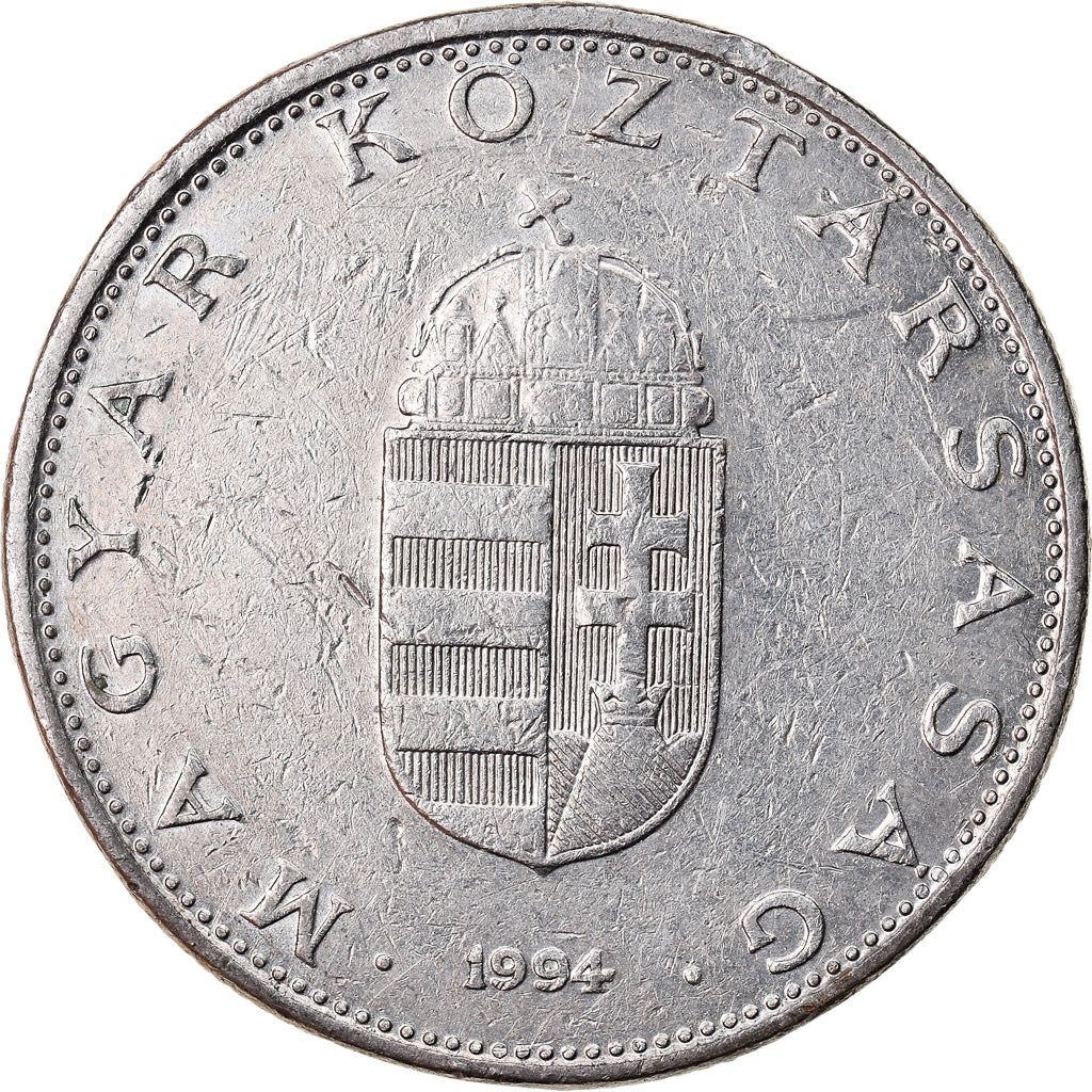 Münze, Ungarn, 10 Forint, 1994, S, Copper-nickel, KM:695