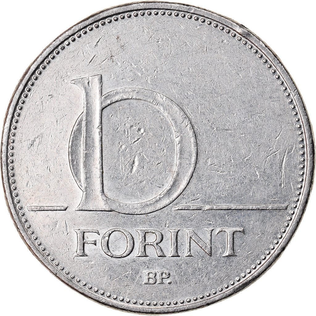 Münze, Ungarn, 10 Forint, 1994, S, Copper-nickel, KM:695