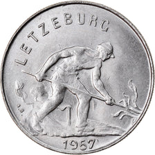 Coin, Luxembourg, Charlotte, Franc, 1957, AU(55-58), Copper-nickel, KM:46.2