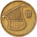 Coin, Israel, 1/2 New Sheqel, 2004, VF(30-35), Aluminum-Bronze, KM:159