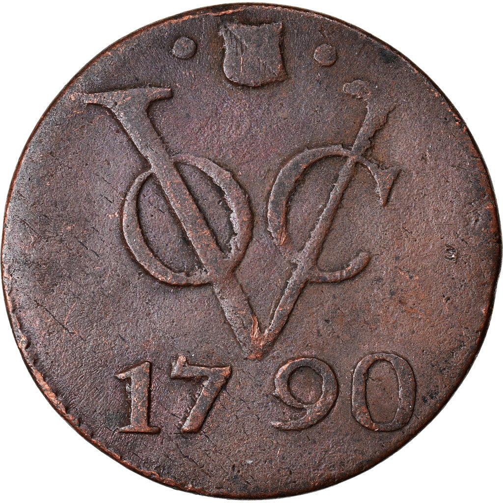 Münze, NETHERLANDS EAST INDIES, Duit, 1790, Utrecht, S, Kupfer, KM:111.1