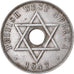 Moneda, ÁFRICA OCCIDENTAL BRITÁNICA, George VI, Penny, 1947, MBC, Cobre -