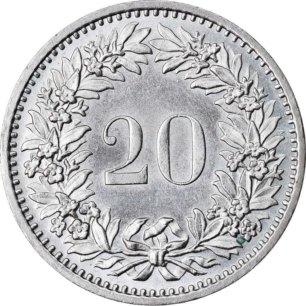 Monnaie, Suisse, 20 Rappen, 1982, Bern, BE, TTB+, Copper-nickel, KM:29a