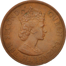Moneta, Stati dei Caraibi Orientali, Elizabeth II, 2 Cents, 1957, BB+, Bronzo