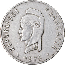 Moneta, AFARS E ISSAS FRANCESI, 100 Francs, 1975, Paris, BB, Rame-nichel, KM:19