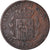 Coin, Spain, Alfonso XII, 10 Centimos, 1879, Barcelona, VF(20-25), Bronze