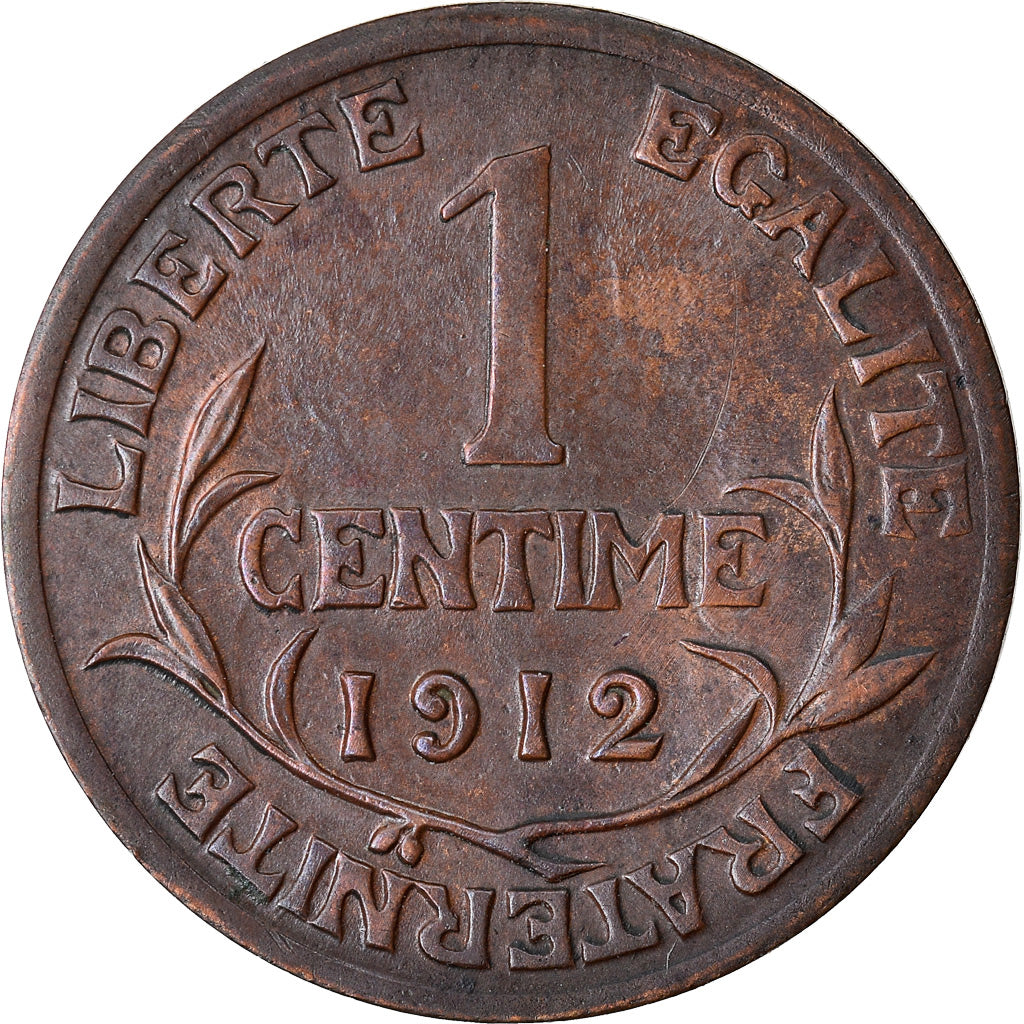 Monnaie, France, Dupuis, Centime, 1912, Paris, SUP, Bronze, Gadoury:90, KM:840