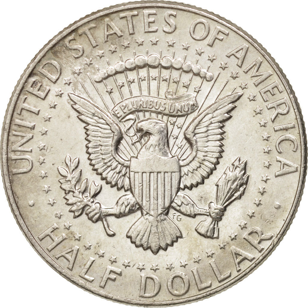United States, Kennedy Half Dollar, 1964, U.S. Mint, AU(50-53), KM 202