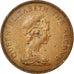 Monnaie, Jersey, Elizabeth II, 2 New Pence, 1971, TTB+, Bronze, KM:31
