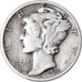 Moneta, Stati Uniti, Mercury Dime, Dime, 1936, U.S. Mint, Philadelphia, MB+