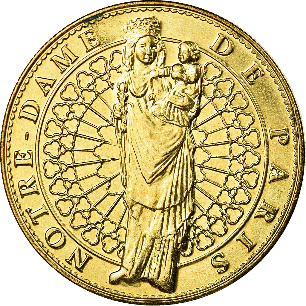 Francia, Token, Touristic token, Paris - Notre Dame - Vierge à l'enfant, Arts &
