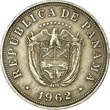 Coin, Panama, 5 Centesimos, 1962, EF(40-45), Copper-nickel, KM:23.2