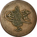 Moneda, Turquía, Abdul Mejid, 10 Para, 1857/AH1255, Qustantiniyah, BC+, Cobre