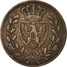 Moneta, STATI ITALIANI, SARDINIA, Carlo Felice, 5 Centesimi, 1826, Torino, BB