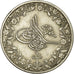 Moneta, Egitto, Abdul Hamid II, 5/10 Qirsh, 1884, Misr, BB, Rame-nichel, KM:291