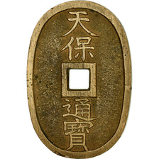 Moneta, Giappone, 100 Mon, Tempo Tsuho, (1835-1870), BB, Bronzo, KM:7