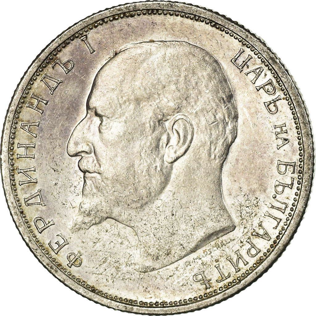 Coin, Bulgaria, 50 Stotinki, 1913, EF(40-45), Silver, KM:30