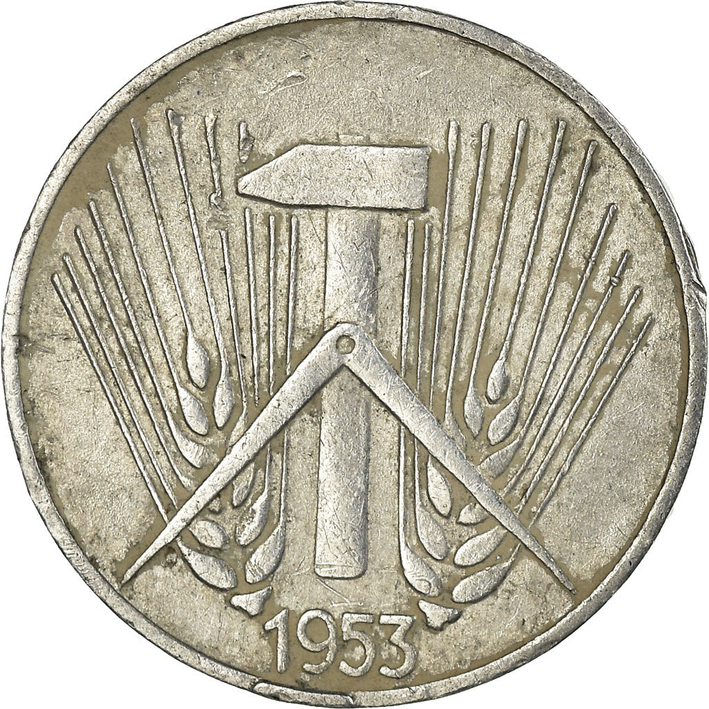 Coin, GERMAN-DEMOCRATIC REPUBLIC, Pfennig, 1953, Muldenhütten, EF(40-45)
