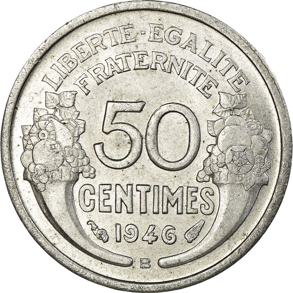 Monnaie, France, Morlon, 50 Centimes, 1946, Beaumont - Le Roger, TTB+