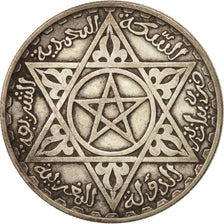 Morocco, Mohammed V, 200 Francs, 1953, Paris, EF(40-45), Silver, KM:53