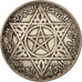 Morocco, Mohammed V, 200 Francs, 1953, Paris, EF(40-45), Silver, KM:53