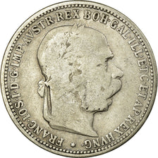 Coin, Austria, Franz Joseph I, Corona, 1893, VF(20-25), Silver, KM:2804