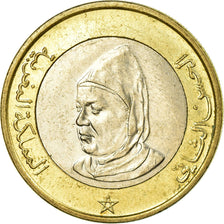 Coin, Morocco, al-Hassan II, 10 Dirhams, 1995/AH1415, Paris, EF(40-45)