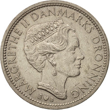 Denmark, Margrethe II,10 Kroner,1979,Copenhagen,EF(40-45),Copper-nickel,KM 864.1