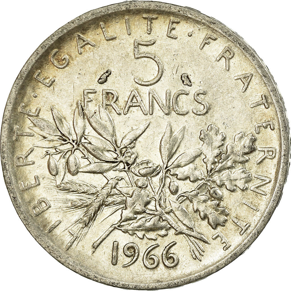 Monnaie, France, Semeuse, 5 Francs, 1966, Paris, TTB, Argent, KM:926