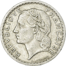 Munten, Frankrijk, Lavrillier, 5 Francs, 1950, Beaumont - Le Roger, ZF