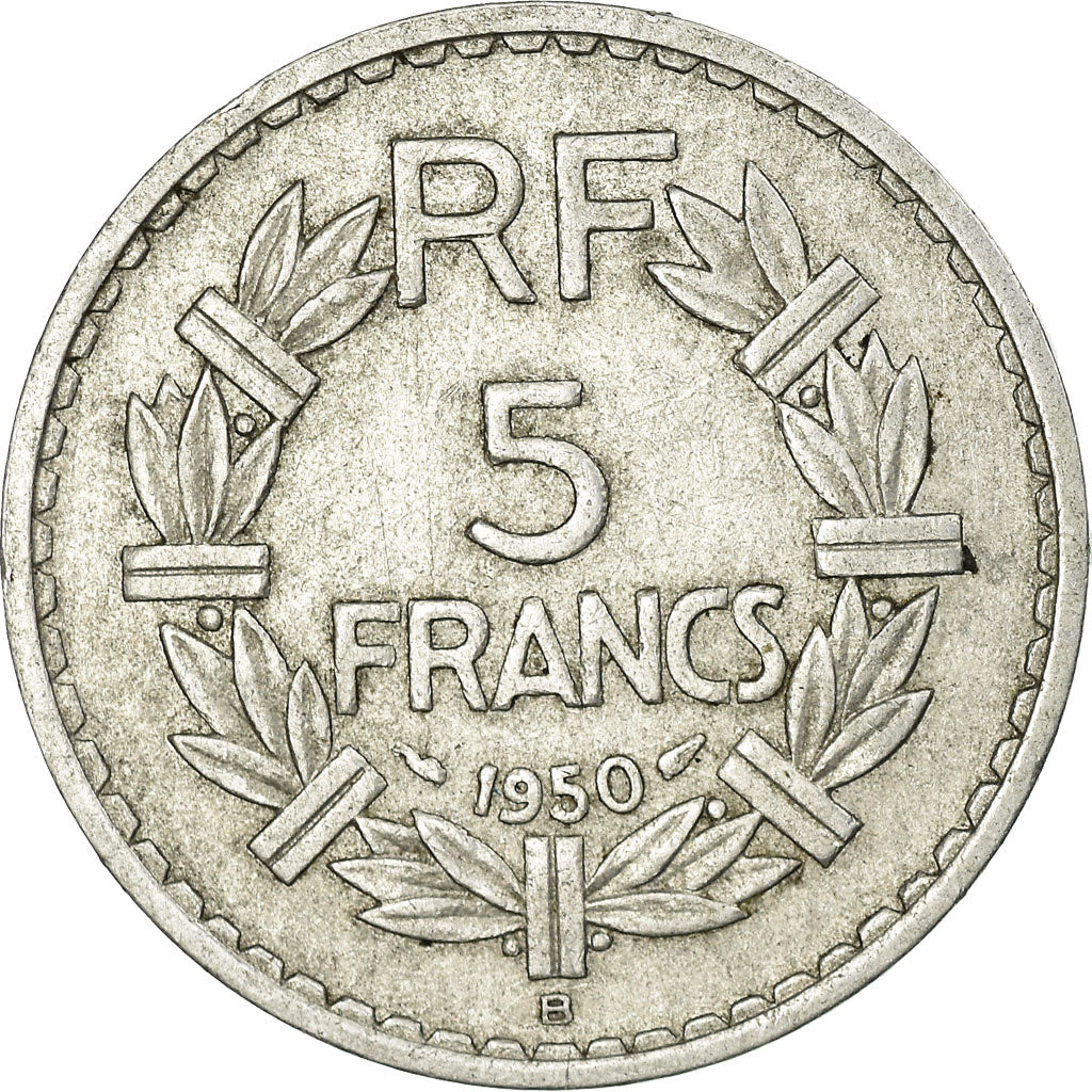 Coin, France, Lavrillier, 5 Francs, 1950, Beaumont - Le Roger, EF(40-45)