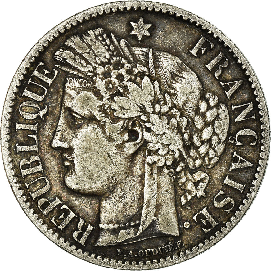 Monnaie, France, Cérès, 2 Francs, 1887, Paris, TB+, Argent, Gadoury:530a