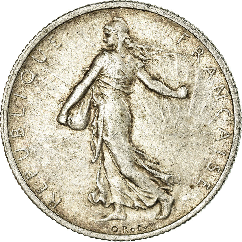 Monnaie, France, Semeuse, 2 Francs, 1917, Paris, TTB, Argent, Gadoury:532
