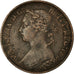 Coin, Great Britain, Victoria, Farthing, 1882, VF(30-35), Bronze, KM:753