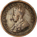 Moneda, INDIA BRITÁNICA, George V, 1/12 Anna, 1 Pie, 1926, BC+, Bronce, KM:509