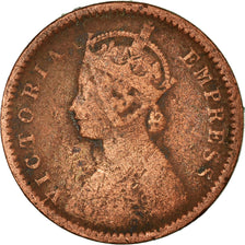 Moeda, ÍNDIA - BRITÂNICA, Victoria, 1/12 Anna, 1 Pie, 1901, F(12-15), Cobre