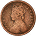 Münze, INDIA-BRITISH, Victoria, 1/12 Anna, 1 Pie, 1901, SGE+, Kupfer, KM:483