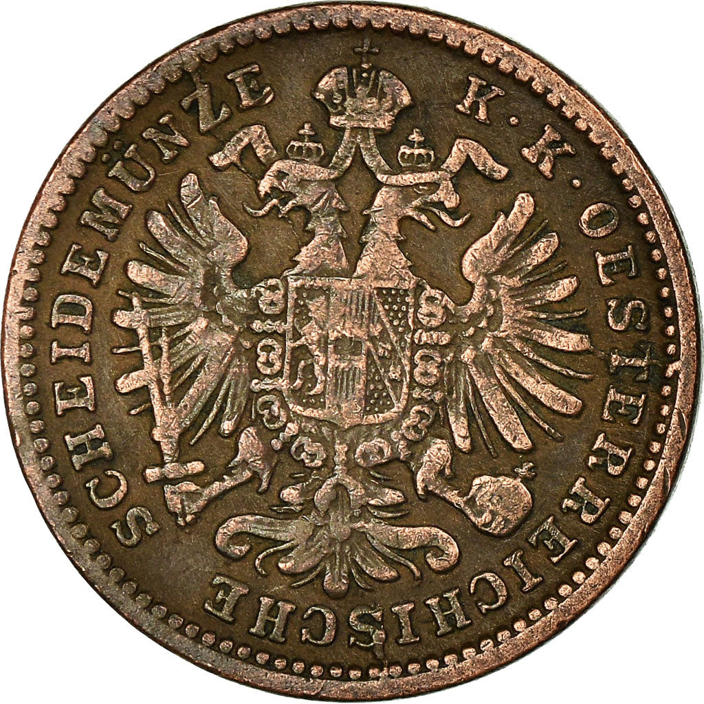 Münze, Österreich, Franz Joseph I, Kreuzer, 1885, S+, Kupfer, KM:2187
