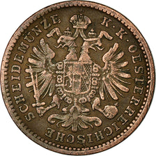 Münze, Österreich, Franz Joseph I, Kreuzer, 1885, S+, Kupfer, KM:2187